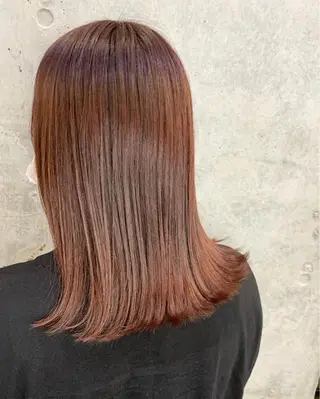 ミディアム カラー ❣️髪質改善特化❣️ カモアオイのヘアスタイル