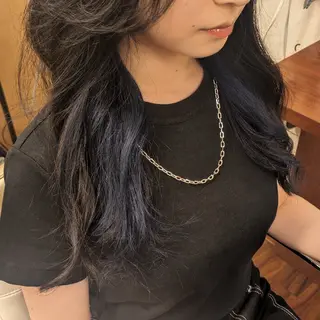 ロング カラー fuwat所属・秋葉原でカラーする なら🐉ちぇーたんのヘアスタイル