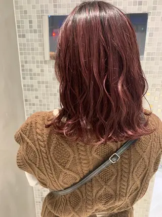 カラー 韓国ヘア/耳ツボジュ エリー♡ayumuのヘアスタイル