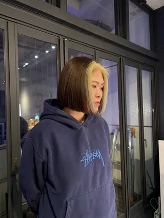 ショート カラー blend渋谷 はなのヘアスタイル