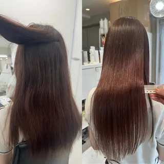 ロング 山崎結菜 🫧透明感カラーのヘアスタイル