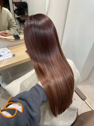 ロング 🤍RIRIKA /暖色カラー🧡のヘアスタイル