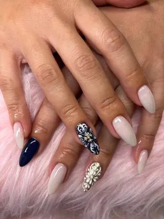 ネイル rukianail 新里のネイルデザイン