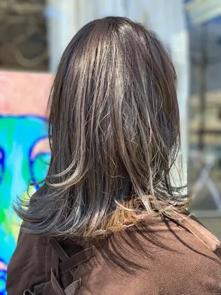 セミロング 宮嶋 勇輔のヘアスタイル