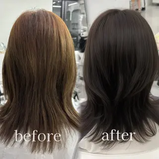 ミディアム 🫧いちの 🫧のヘアスタイル