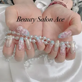 ネイル Beauty Salon Ace（ネイルサロン　エース）所属・池袋フィルイン Ace♡長さだしのネイルデザイン