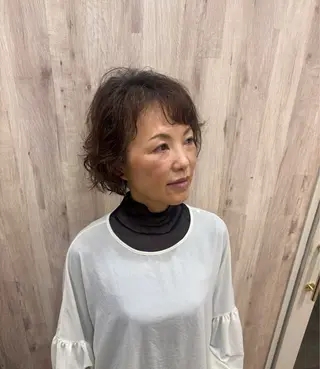 パーマ 竹村 恵功代のヘアスタイル