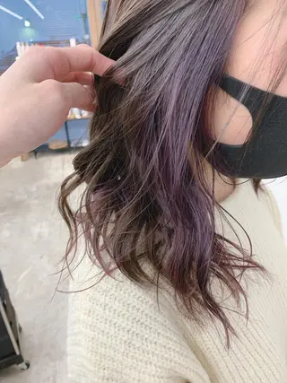 セミロング SAEKI【ior 】北千住店ブリーチのヘアスタイル