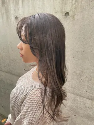 ロング カラー Misaki /ボブ/縮毛矯正のヘアスタイル