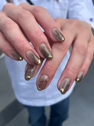 ネイル 🤎Two ERI🤎のネイルデザイン