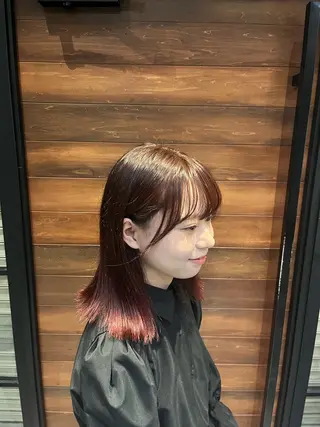 カラー 誰もが憧れる艶髪✨ /アレンジヘア🎀のヘアスタイル