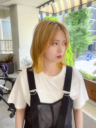 ミディアム COMILE 🌼 SUZUKAのヘアスタイル