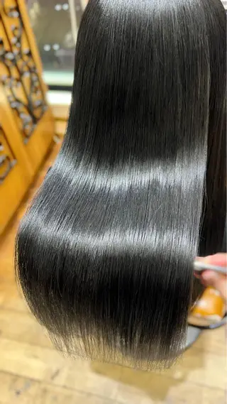 セミロング カラー パーマ 美髪ヘッドスパ🫧 西山紗奈江💆♀️のヘアスタイル