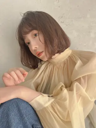 ショート カラー 透明感カラー│ レイヤーヘア中居美樹のヘアスタイル