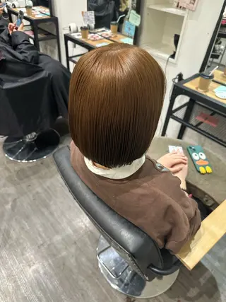 ミディアム カラー 艶髪レイヤー上田 紗也🇰🇷💗のヘアスタイル