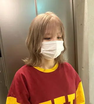 ロング カラー 透明感/血色カラー/ 似合せレイヤー/ゆいのヘアスタイル