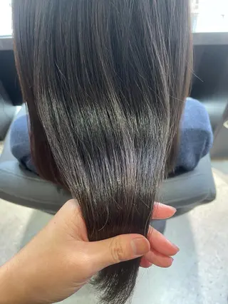 セミロング ヘアアレンジ One By The Ect所属・ショート/脱白髪染め ☆宇﨑悠実のヘアスタイル