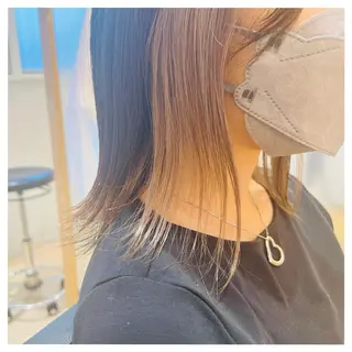 ミディアム カラー まちだ ひとみのヘアスタイル