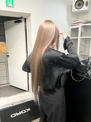 セミロング カラー HARU//原宿🤍 リピート率NO.1のヘアスタイル
