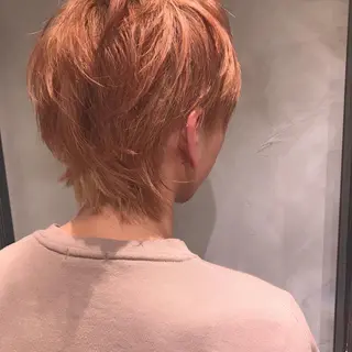 メンズ 柔らかブラウン/顔周 りレイヤー♡ユウシのヘアスタイル