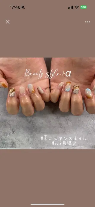 ネイル Beauty style +α所属・Memezawa Nanaのネイルデザイン
