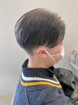 ショート ブリーチなしカラー ダブルカラーエクステのヘアスタイル
