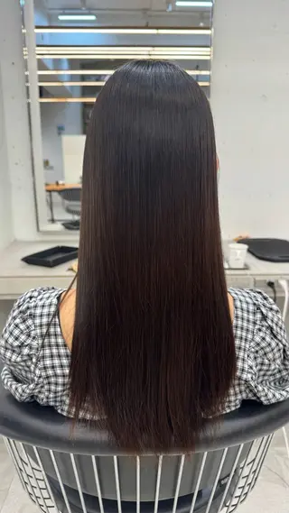 ロング sweetroom平塚所属・⭐️縮毛矯正 氷室翔也カラー⭐️のヘアスタイル