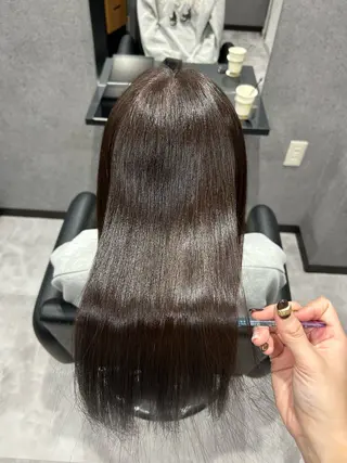 セミロング カラー 佐野 彩音のヘアスタイル