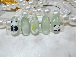 ネイル (∩_∩)ミモネイル /eyelashのネイルデザイン