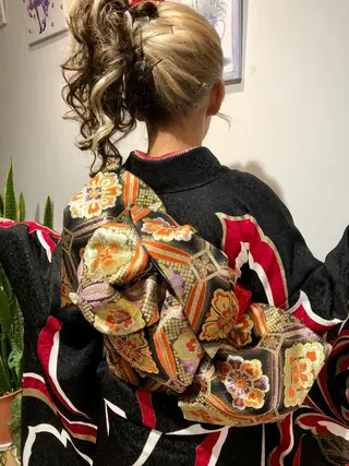 ヘアアレンジ 青野 文香のヘアスタイル