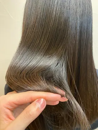 ロング ハイトーン×似合わせ 🌱中川慎之介のヘアスタイル