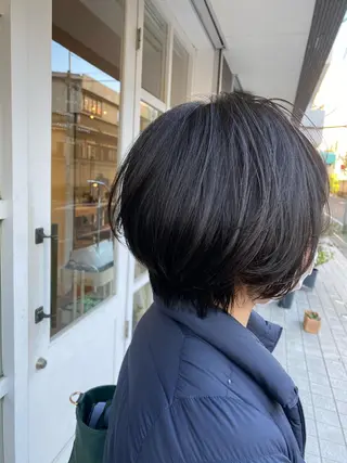 ショート わかばやし ゆうこのヘアスタイル