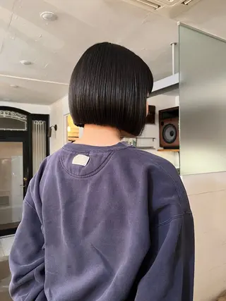 ショート レイヤー/ベージュ mikuのヘアスタイル