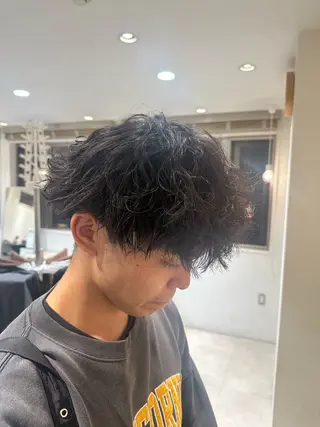 パーマ メンズ AI TOKYO  men's 横浜所属・【パーマの達人】 💎メンズ特化🔥徹のヘアスタイル