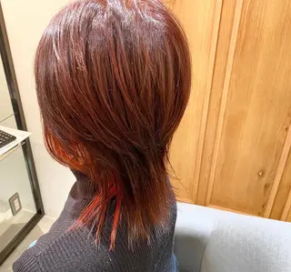 セミロング カラー 🌈🌸あおき みちる🌟💗のヘアスタイル