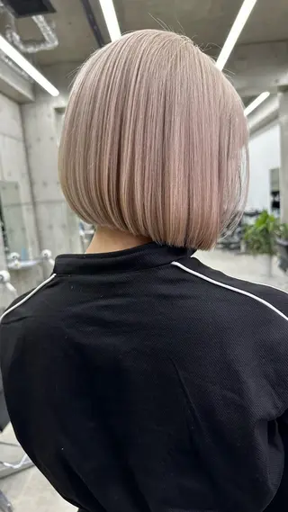 ショート LINOET名古屋所属・ダブルカラー🩶上村 純妃🩶名駅徒歩5分のヘアスタイル