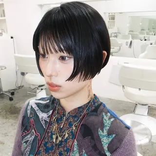 ショート 楪所属・チヒロ/パーマ /ハードパーマのヘアスタイル