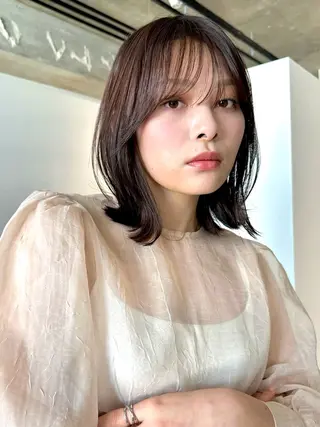 ショート カラー パーマ 🫧小顔×似合わせ× 透明感カラー🫧のヘアスタイル