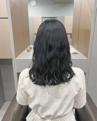 ミディアム パーマ ボブパーマコテ巻き風 パーマNo1深江秀平のヘアスタイル