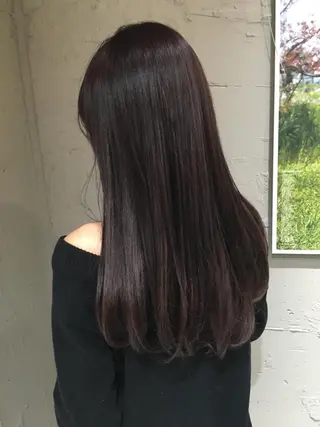 ロング カラー レイヤーカット BLend 渋谷のヘアスタイル
