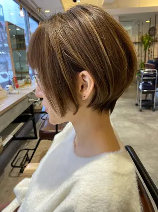 ショート カラー 上村 良一のヘアスタイル