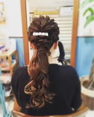 ショート ミディアム セミロング ロング ヘアアレンジ ヘアセット/卒業式 袴着付け✨清水玲歌のヘアスタイル