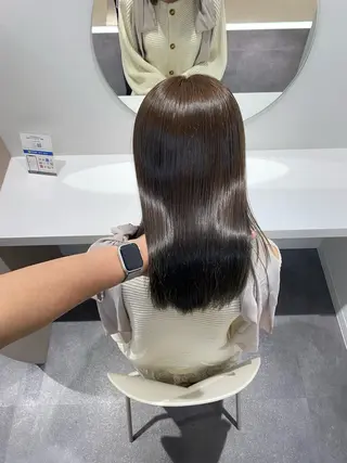 ミディアム 髪質改善水素TR× レイヤーカット/熊澤のヘアスタイル