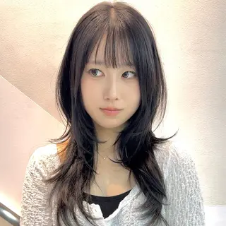 セミロング レイヤーカット/ 堀匠吾のヘアスタイル