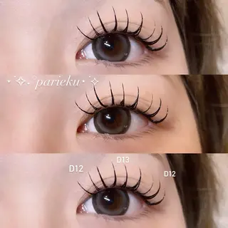 マツエク・マツパ Mell Yuuna ♡パリエク /束感のマツエク・マツパデザイン