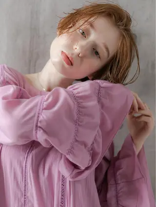 ショート カラー POCKET 高崎店🇰🇷のヘアスタイル