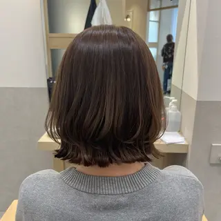 ミディアム 田中 絵理のヘアスタイル