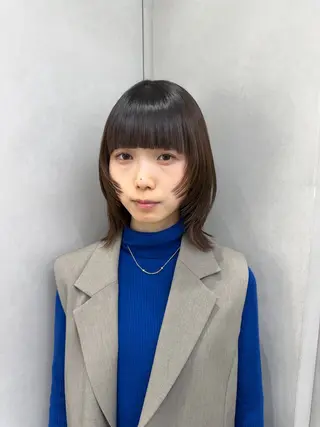 ロング ONYX 表参道所属・ショート/ボブ/似 合わせ/顔周りカットのヘアスタイル