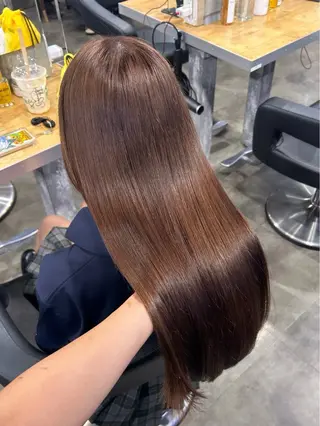 セミロング カラー IS所属・横浜美容室/透明感 カラー/レイヤーのヘアスタイル