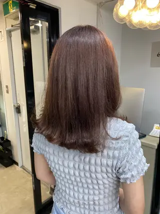 セミロング カラー レイヤー×髪質改善✨ 渋谷/佐藤侑哉のヘアスタイル